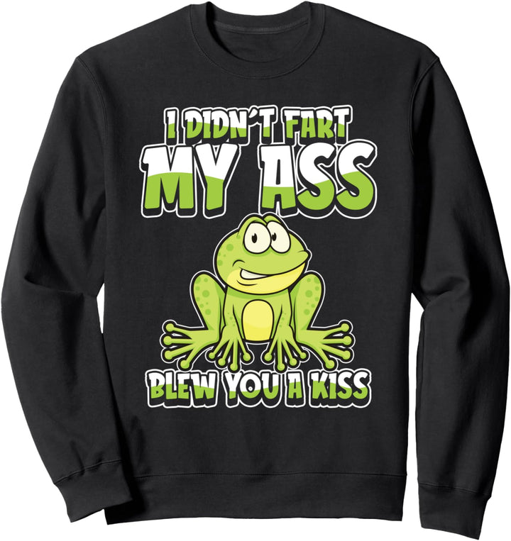 Lustig Kröte Quak - Amphibie Frosch Sweatshirt