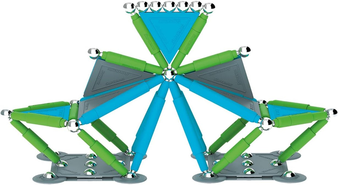 Happy People - Supermag Stix Magnetisches Konstruktionsspielzeug (Supermag Stix 100-Teile), Supermag