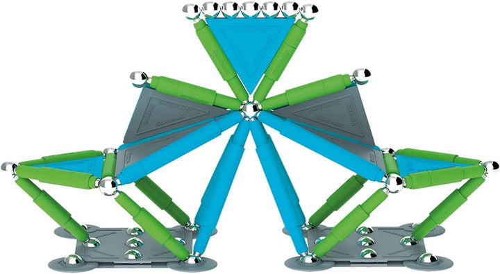 Happy People - Supermag Stix Magnetisches Konstruktionsspielzeug (Supermag Stix 100-Teile), Supermag