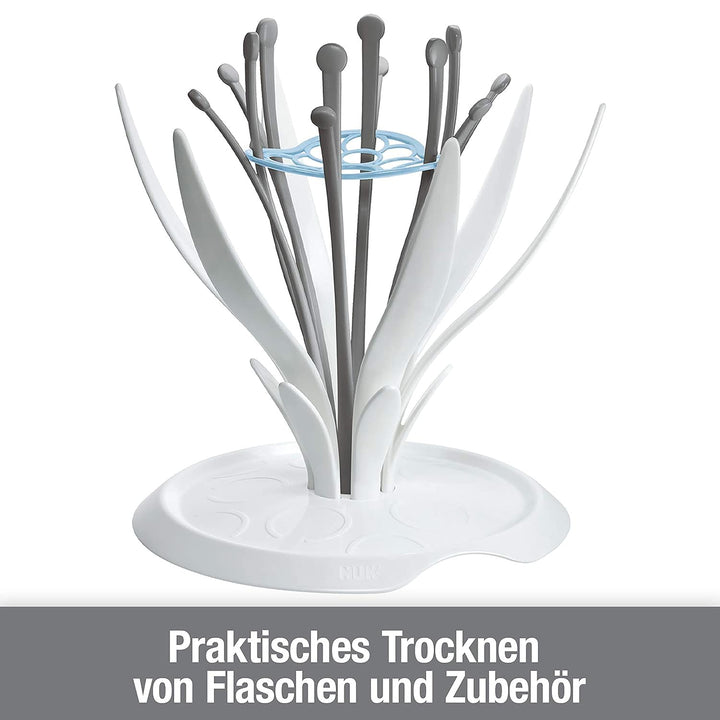 NUK MultiDry Trockenständer / praktisches Trocknen von bis zu 6 Babyflaschen und Zubehör / BPA-frei