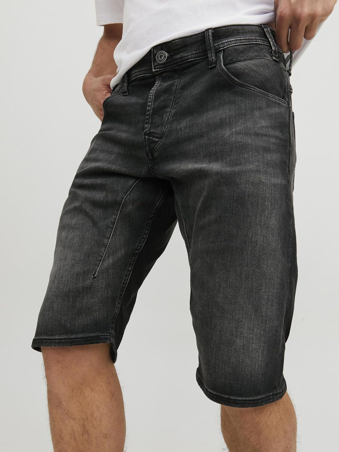 JACK & JONES Herren Shorts XS Black Denim, XS Black Denim