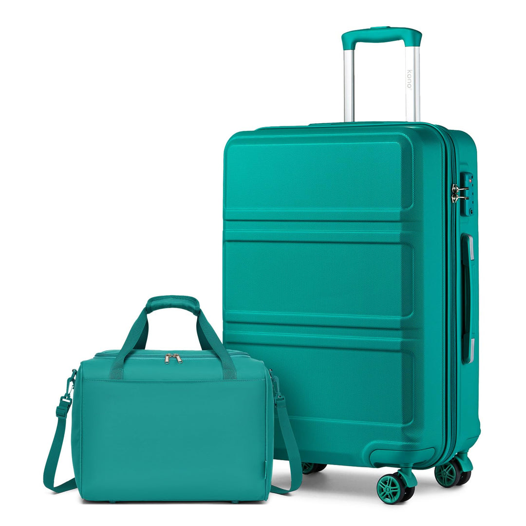 KONO Gross Reisekoffer Rollkoffer Set Gepäcksets 2 Teilig, 74cm Gross Trolley Koffer mit Ryanair Rei