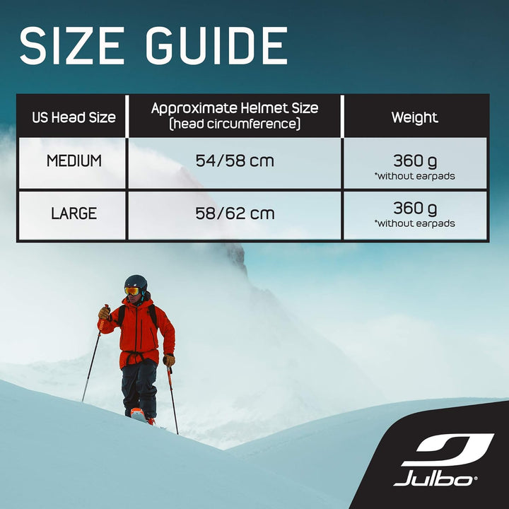 Julbo Hal Skihelm Black 2020 Snowboardhelm Schwarz 54/58, Schwarz 54/58