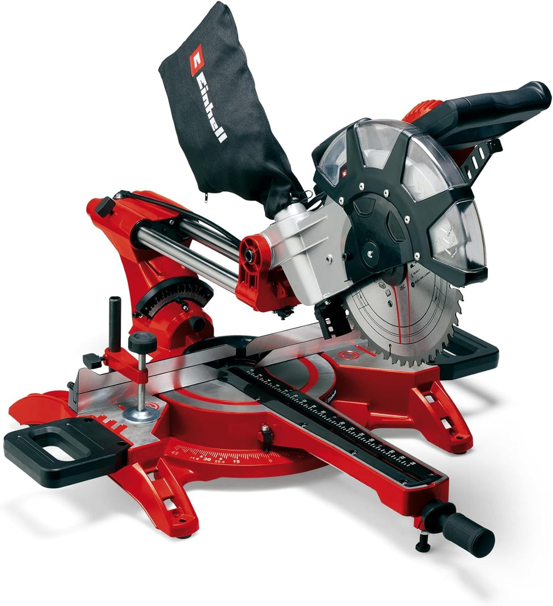 Einhell Zug-Kapp-Gehrungssäge TC-SM 2534/1 Dual (max. 2350 W, Ø250 x Ø30 mm Sägeblatt, 4000 min-1, i