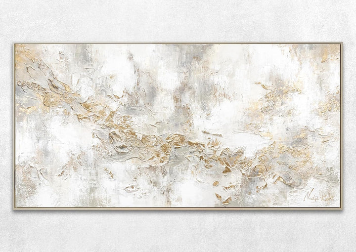 YS-Art Luxus Abstrakt Acryl Gemälde auf Leinwand Geschichte handgemalt Wandbilder Wohnzimmer modern