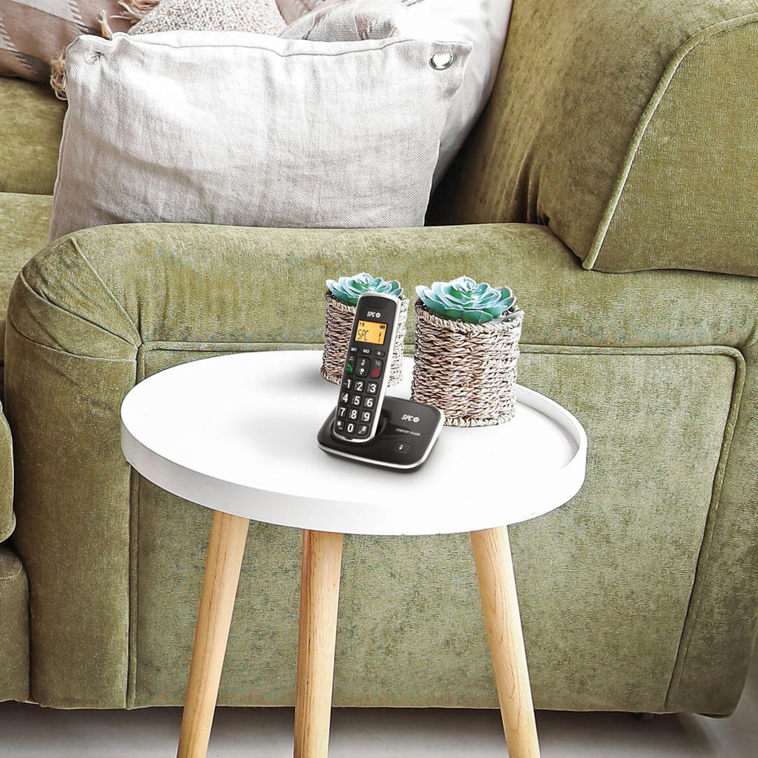 SPC Comfort Kaiser – Schnurloses Festnetztelefon für Senioren mit Tasten und Ziffern in XL–Grösse, v