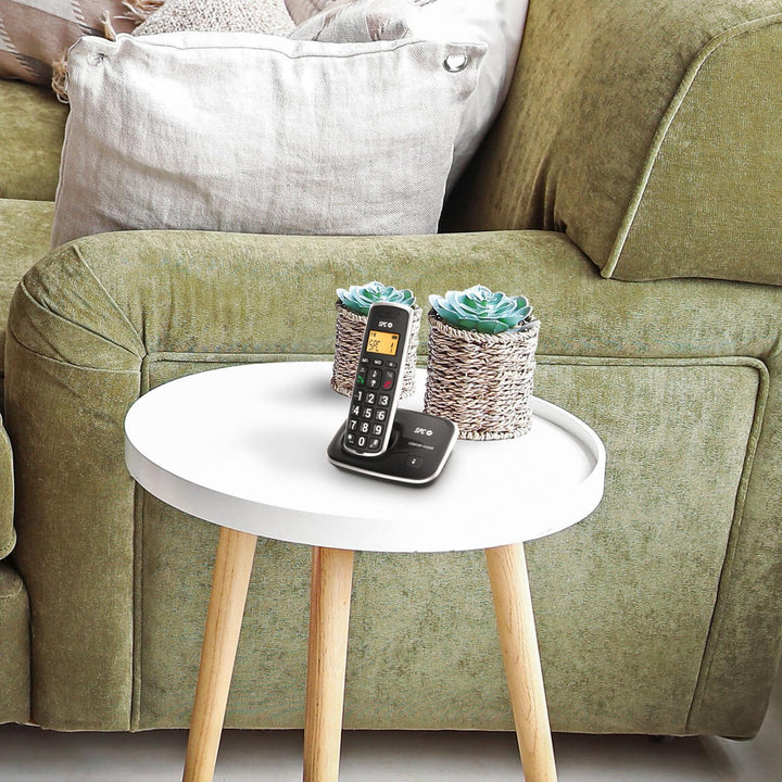 SPC Comfort Kaiser – Schnurloses Festnetztelefon für Senioren mit Tasten und Ziffern in XL–Grösse, v