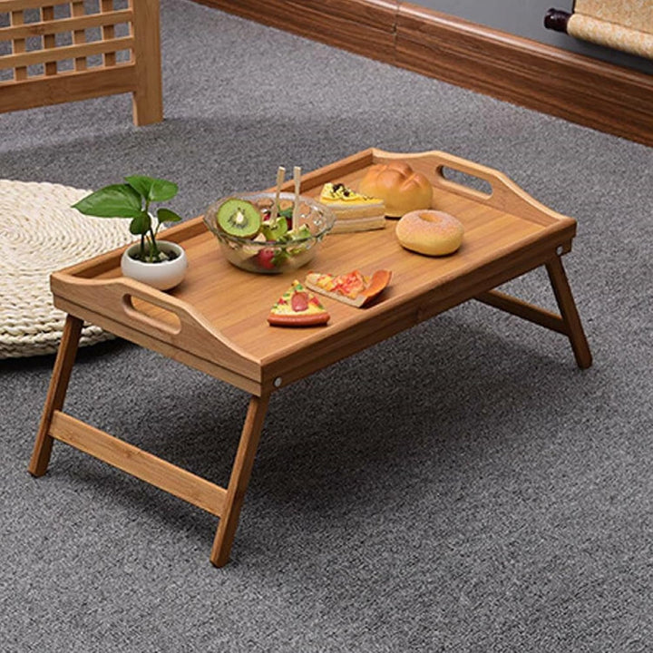 FrüHstüCkstablett FrüHstüCkstisch Mit Tischbeine Klappbar Tablett Bett Auch Als Lapdesk Notebook Bet