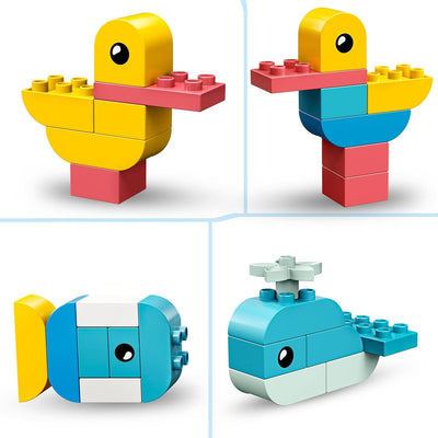 LEGO DUPLO Classic Mein erster Bauspass, Bausteine-Box, Konstruktionspielzeug, Lernspielzeug zur Ent