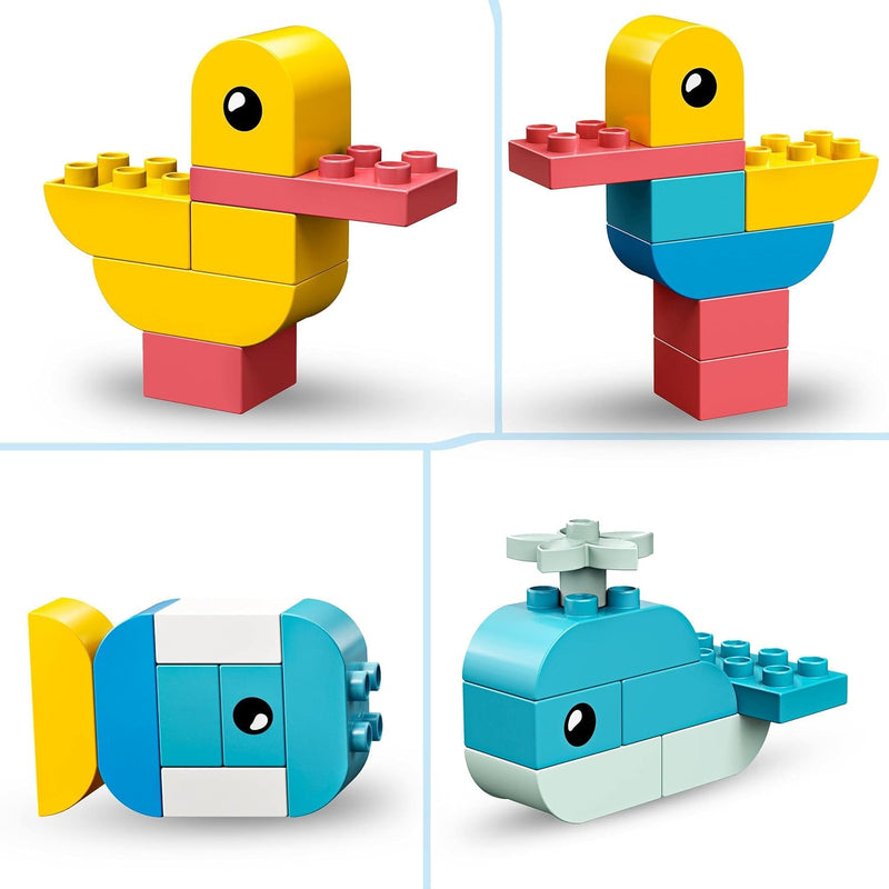 LEGO DUPLO Classic Mein erster Bauspass, Bausteine-Box, Konstruktionspielzeug, Lernspielzeug zur Ent