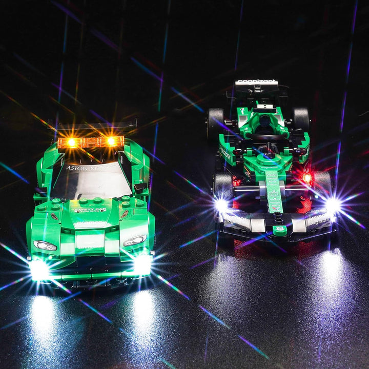 Led Licht Set für Lego Aston Martin Safety Car & AMR23 (Kein Lego), Dekorationsbeleuchtungsset für L