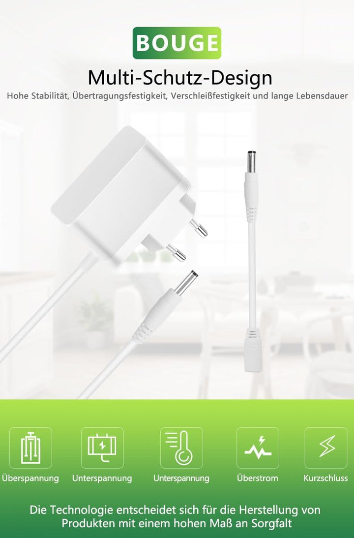 Bouge Ladegerät Mit Anschlusskabel kompatibel mit Allen VTech-Geräten mit Netzanschluss, 80-002181-Z