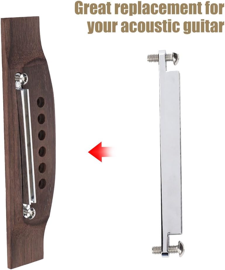 Gitarre Brücke Sattel Mutter Nuss 6 String Holz Akustische Gitarre Brücke Knochen Pins Einstellbare