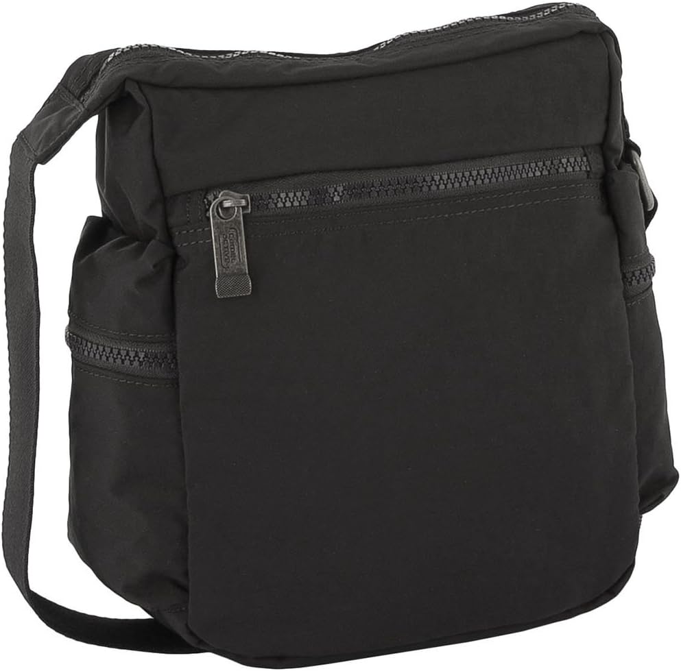 camel active bags Journey Herren Umhängetasche Crossbody Bag Klein 20 x 8,5 x 23 Schwarz, 20 x 8,5 x