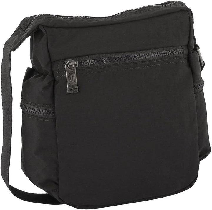 camel active bags Journey Herren Umhängetasche Crossbody Bag Klein 20 x 8,5 x 23 Schwarz, 20 x 8,5 x