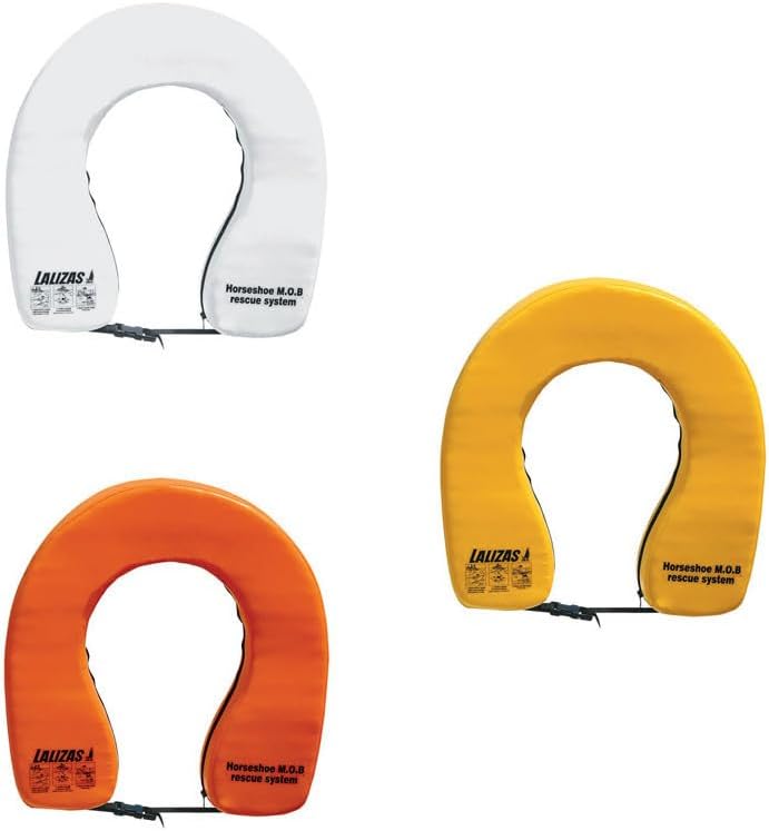 Hufeisen Rettungsring orange