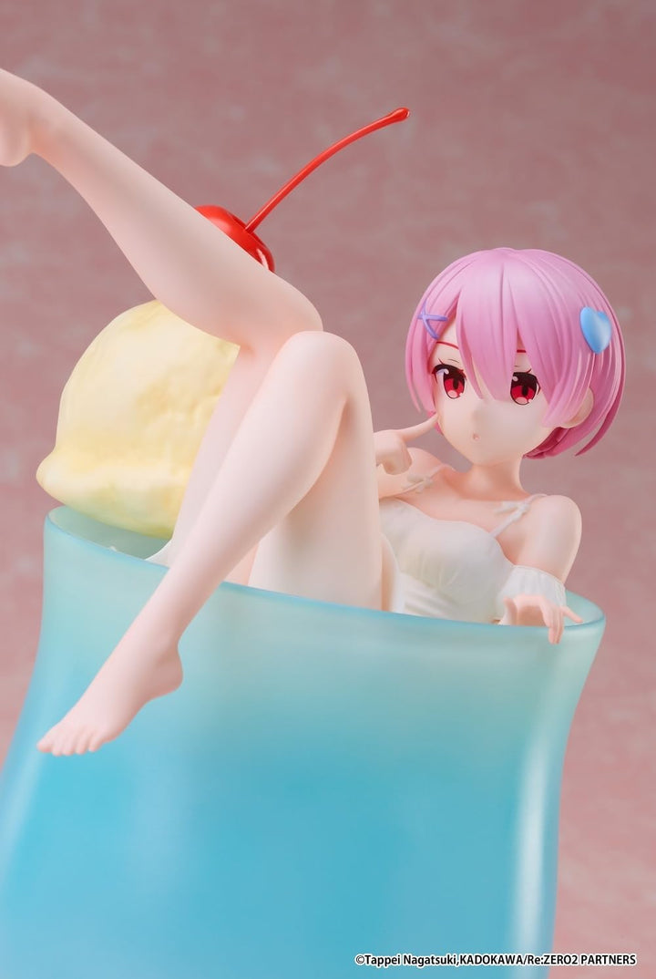 eICOCO Re:Zero -Starting Life in Another World- Ram (Cream Soda Ver.) PVC-Figur im Massstab 1:7