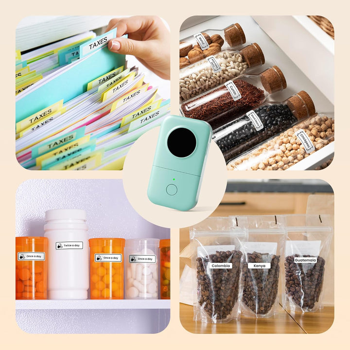 Phomemo D30 Bluetooth Etikettendrucker-Tragbarer Mini Thermo Bluetooth Etikettendrucker-Einfache Ver