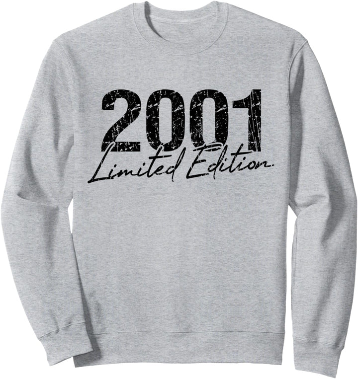 Retro Geburtstag 2001 Limited Edition Geschenk Used Vintage Sweatshirt