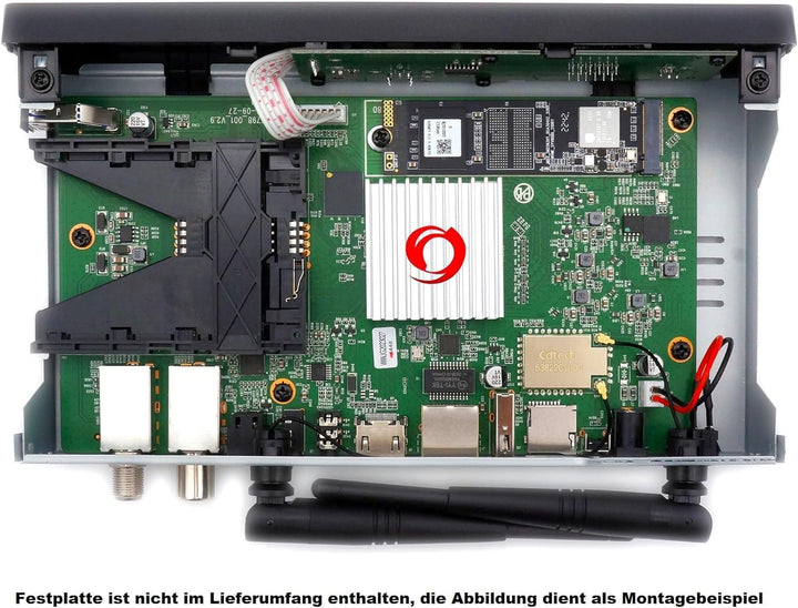 OCTAGON SF8008 UHD 4K Supreme Combo, Sat- Kabel- & DVB-T2 Receiver, E2 Linux & Define OS, mit PVR Au