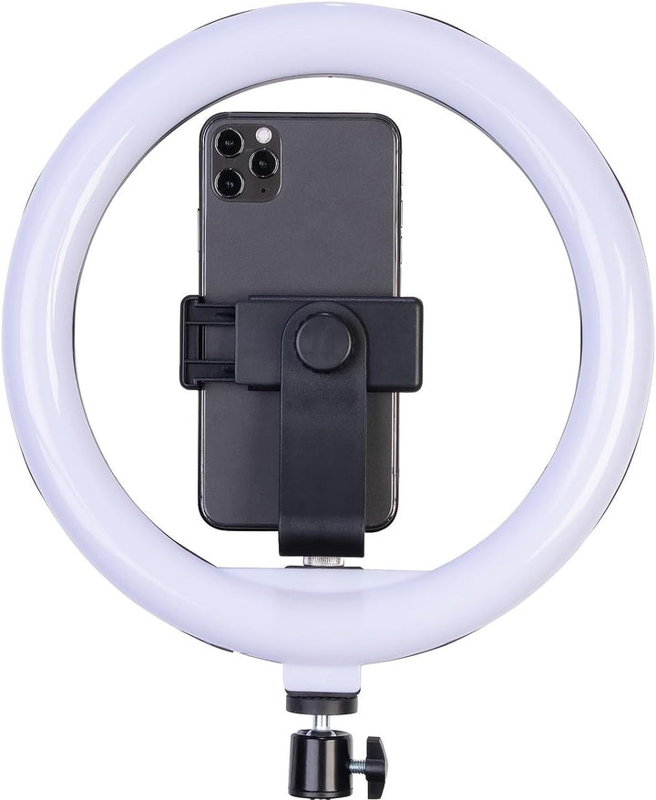 Somikon iPhone Dokumentenscanner: 4er-Set Dokumentenscanner- &amp; Overhead-Stative, 10"-Ringlicht, Ausl