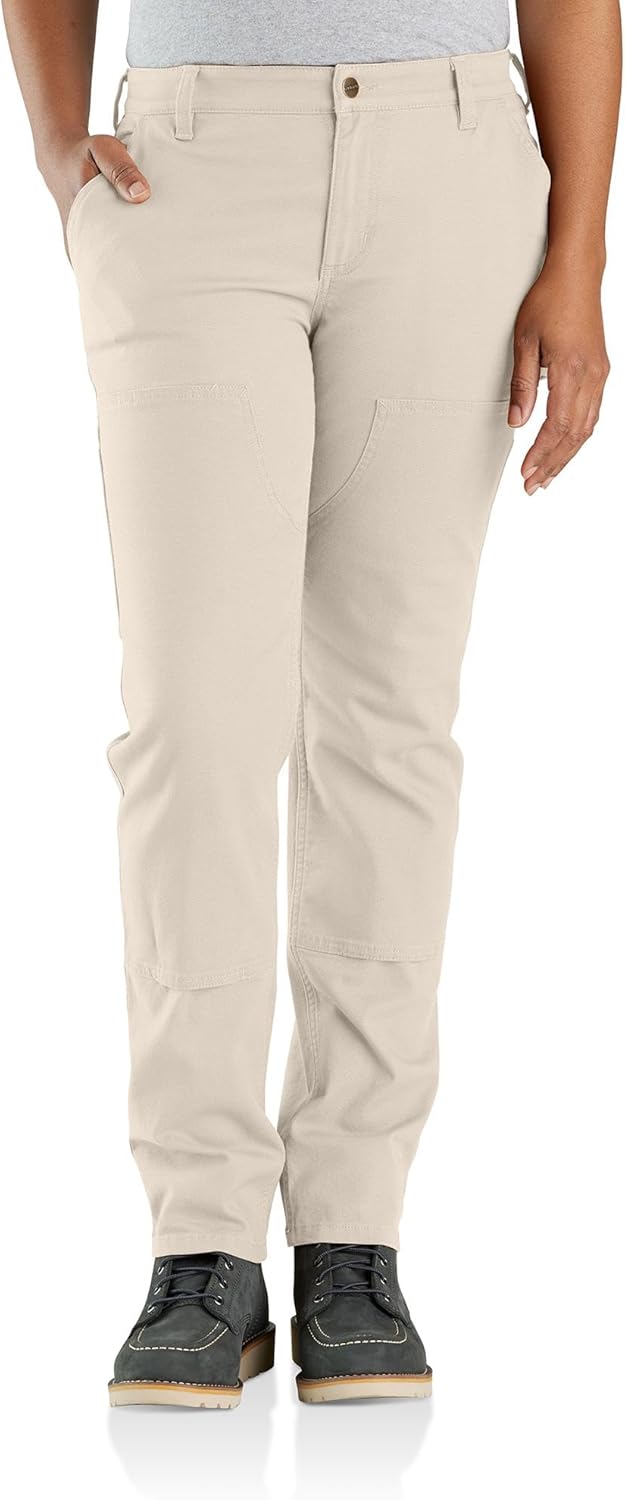 Carhartt Damen Rugged Flex Loose Fit Canvas Double-Front Work Pant Hose 24 Lang Natürlich, 24 Lang N