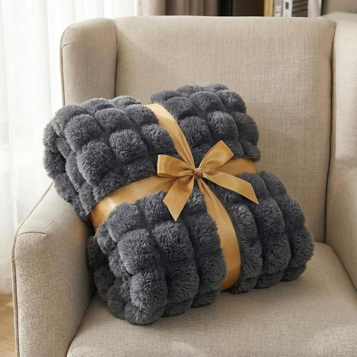 Kuscheldecke Kaninchen Plüsch Decke Super Soft Wohndecke Dick 1000 G/M² Flanell Decke Couchdecke War