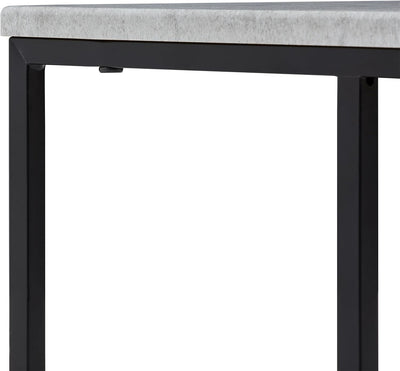 IDIMEX Beistelltisch VITORIO im minimalistischen Design, eleganter Wohnzimmertisch mit Metallgestell