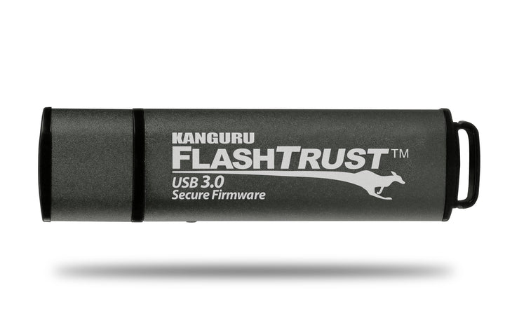 Kanguru Flash Trust USB-Stick (USB 3.0, 32 GB, Schwarz), 32 gb