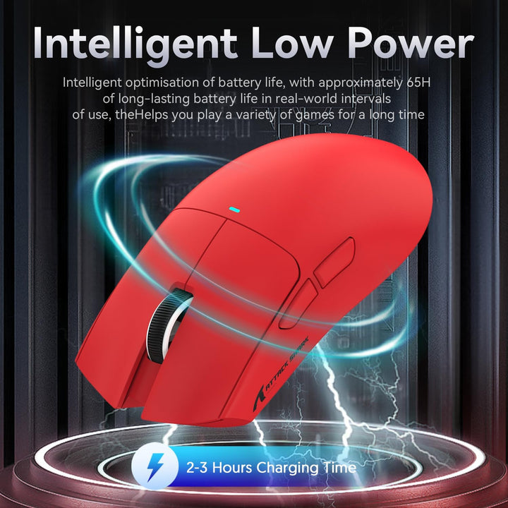 ATTACK SHARK X11 Gaming Mouse mit Magnetic Charging Dock, PixArt PAW3311 Gaming Sensor, BT/2.4G Wire
