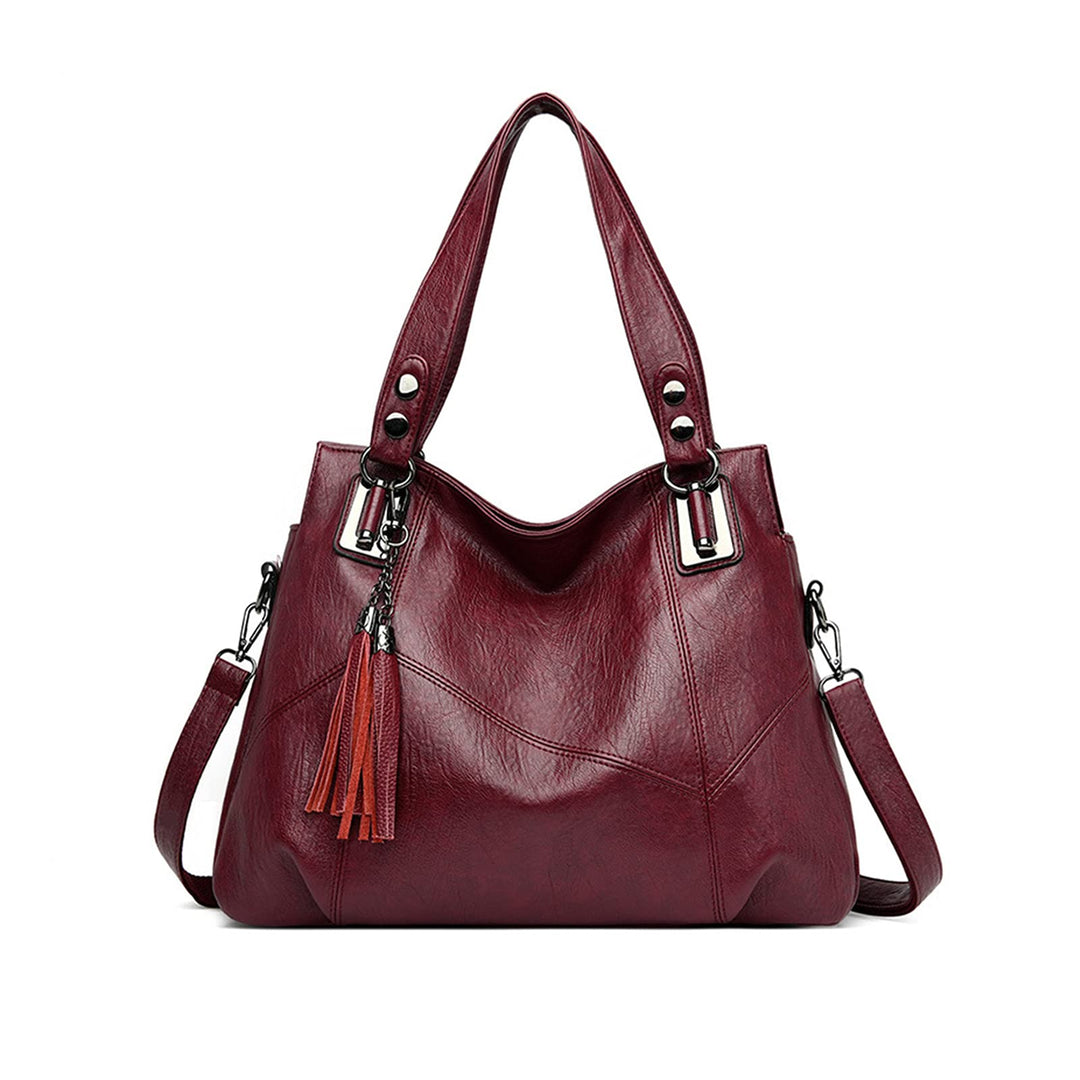 PORRASSO Damen Handtasche Mode Hobo Schultertasche Frauen Umhängetasche Grosse PU Leder Henkeltasche