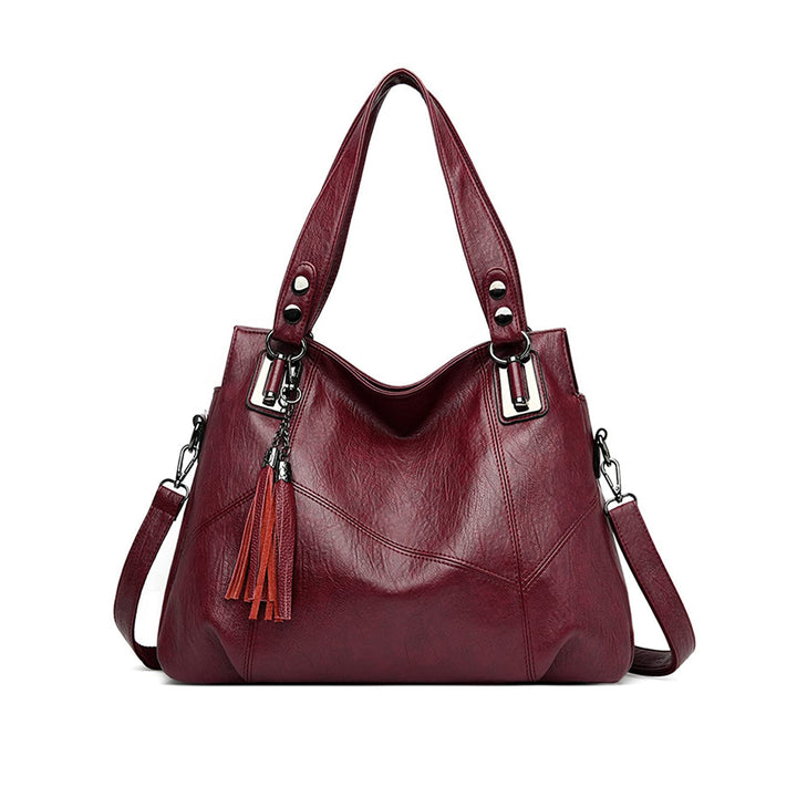 PORRASSO Damen Handtasche Mode Hobo Schultertasche Frauen Umhängetasche Grosse PU Leder Henkeltasche