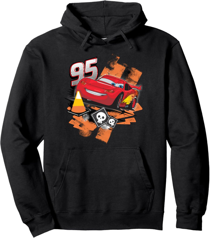 Disney Pixar Cars Lightning McQueen 95 Portrait Pullover Hoodie