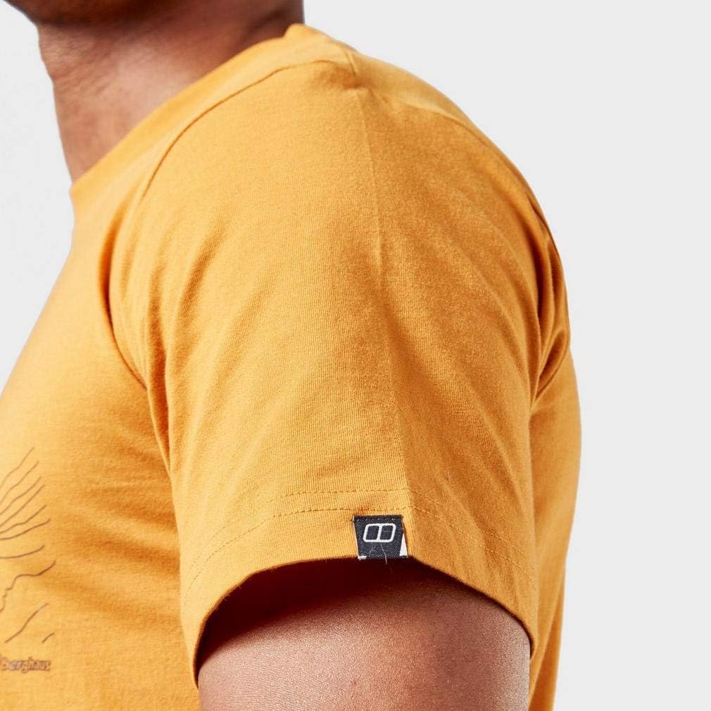 Berghaus Herren Mountain Contour T-Shirt XS Desert Shadow/Dark Blue, XS Desert Shadow/Dark Blue
