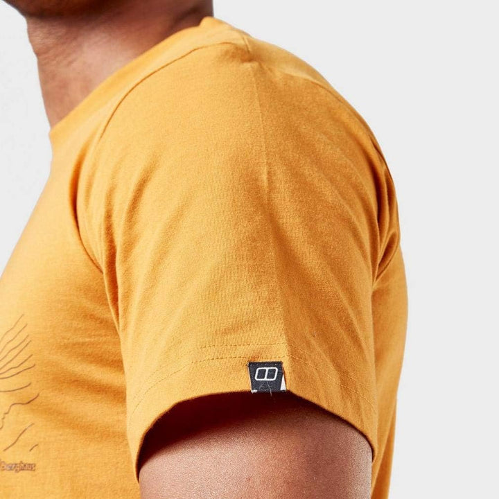 Berghaus Herren Mountain Contour T-Shirt XS Desert Shadow/Dark Blue, XS Desert Shadow/Dark Blue