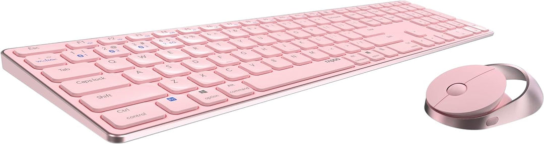 Rapoo 9750M kabelloses Tastatur-Maus Set Wireless Deskset 1600 DPI Sensor wiederaufladbarer Akku fla