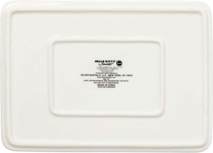 Silver Buffalo Sanrio Hello Kitty Keramik-Sushi-Set, 3-teilig Sanrio Hello Kitty Treats, Sanrio Hell