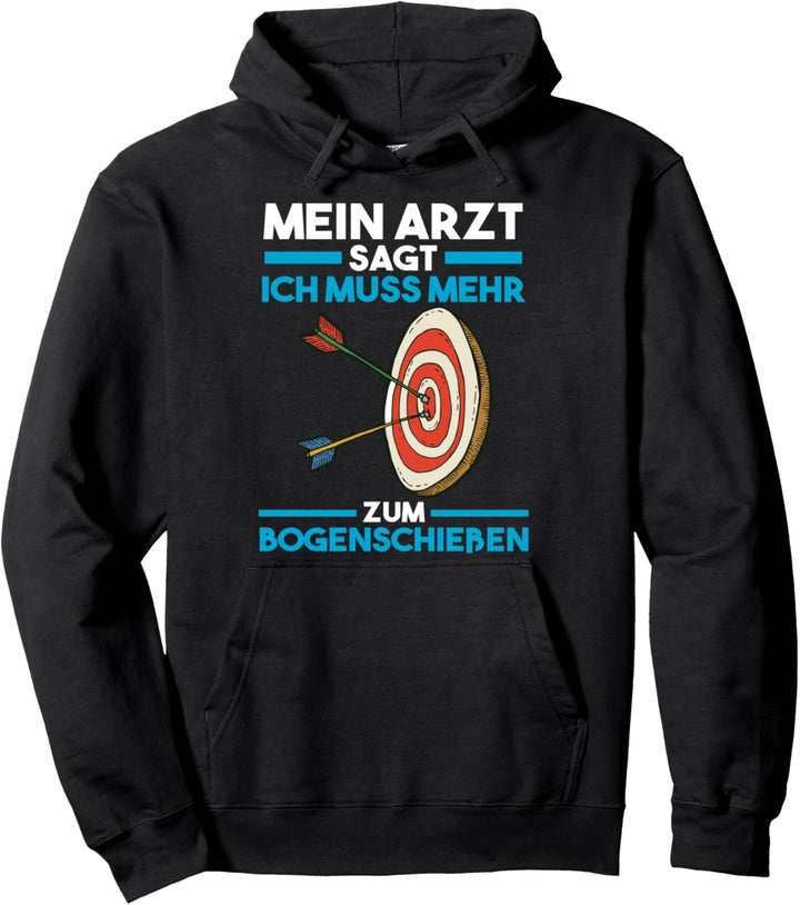 Bogenschiessen Pullover Hoodie