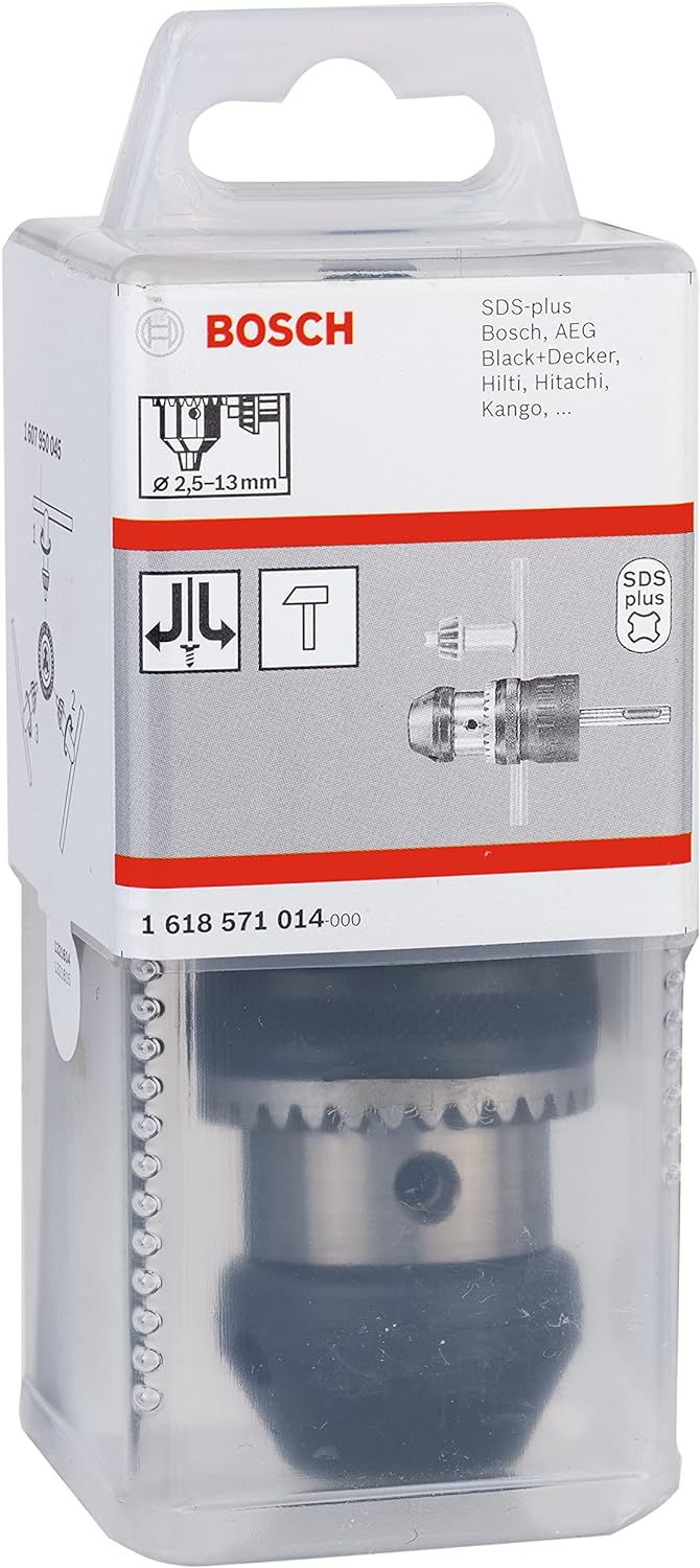 Bosch Accessories Bosch Professional 2tlg. Zahnkranzbohrfutter (Spannbereich 2,5 - 13 mm, Aufnahme s