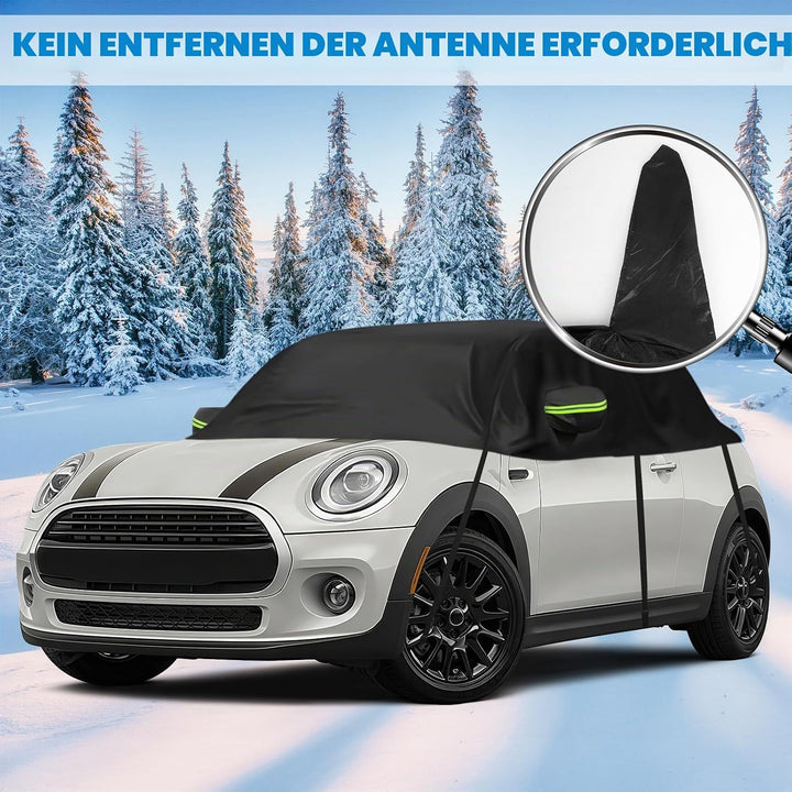 Autoabdeckung Wasserdicht Ersatz für Mini Cooper 3 Door 2000-2026 Mini Hardtop, Sonnenfest Hälfte Au
