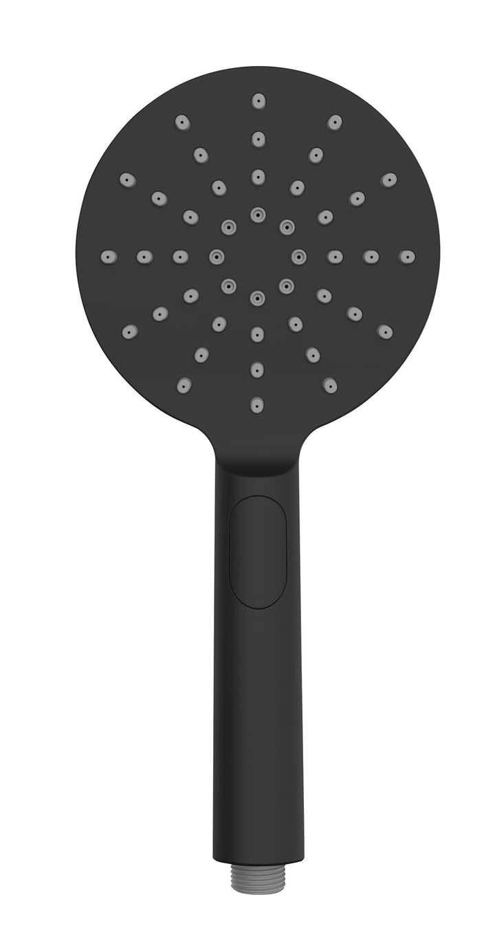 WENKO Duschkopf Design Schwarz, langlebige Universal-Handbrause, stilvolle Duschbrause mit 3 Strahla