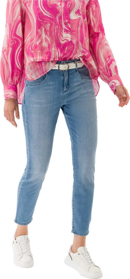 Brax Damen Jeans Style Shakira S Free to Move: Five-Pocket-röhrenjeans 26W / 32L Used Summer Blue, 2