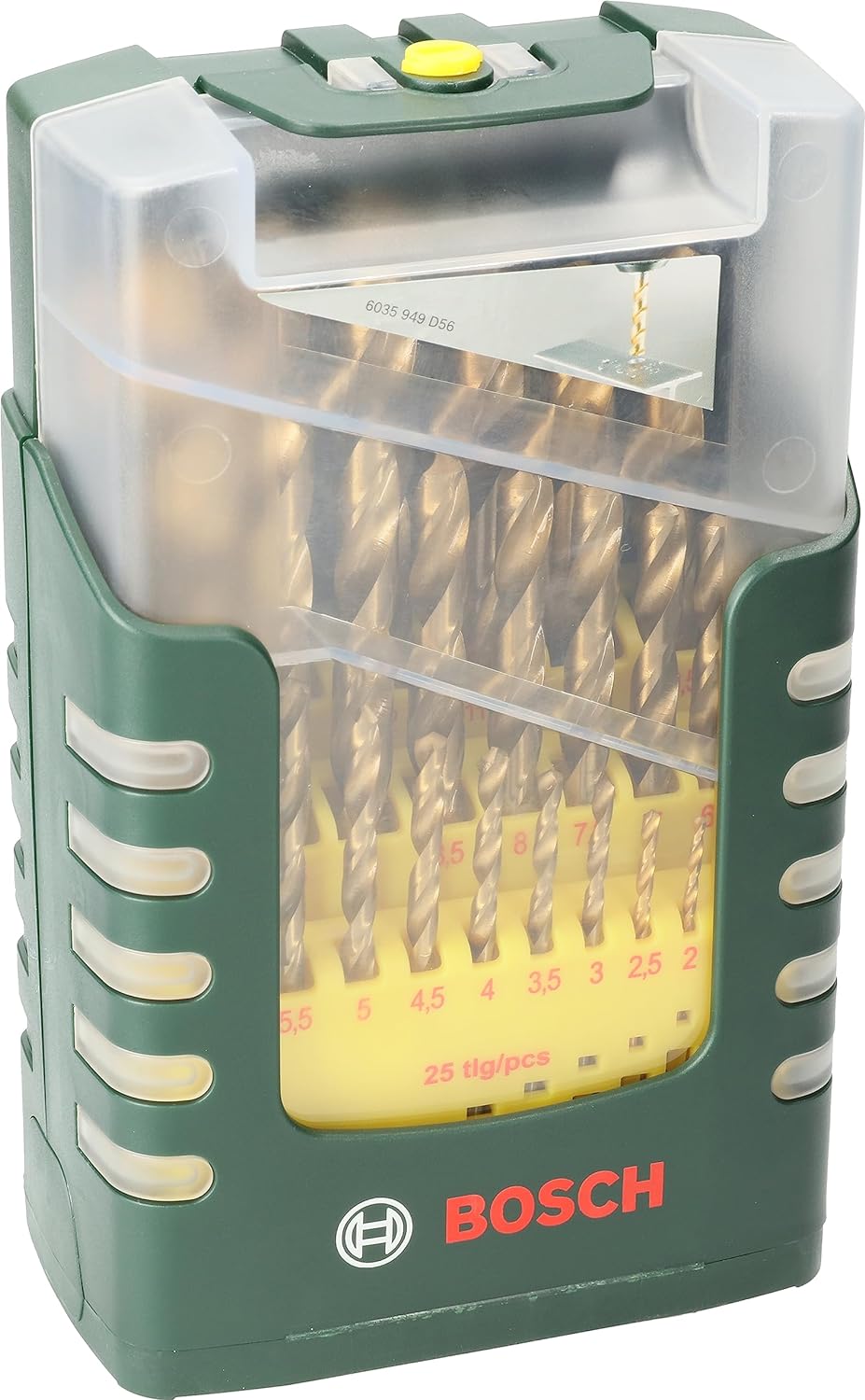 Bosch 25 tlg. Metallbohrer Set HSS-TiN Titanium (für Eisen, Stahl, Nichteisenmetalle, Grauguss, Ø 1-