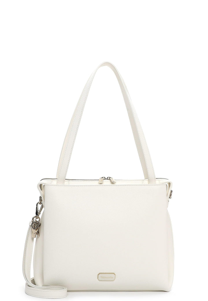 Tamaris Shopper TAS Katharina 34235 Damen Handtaschen Uni Weiss M, Weiss M