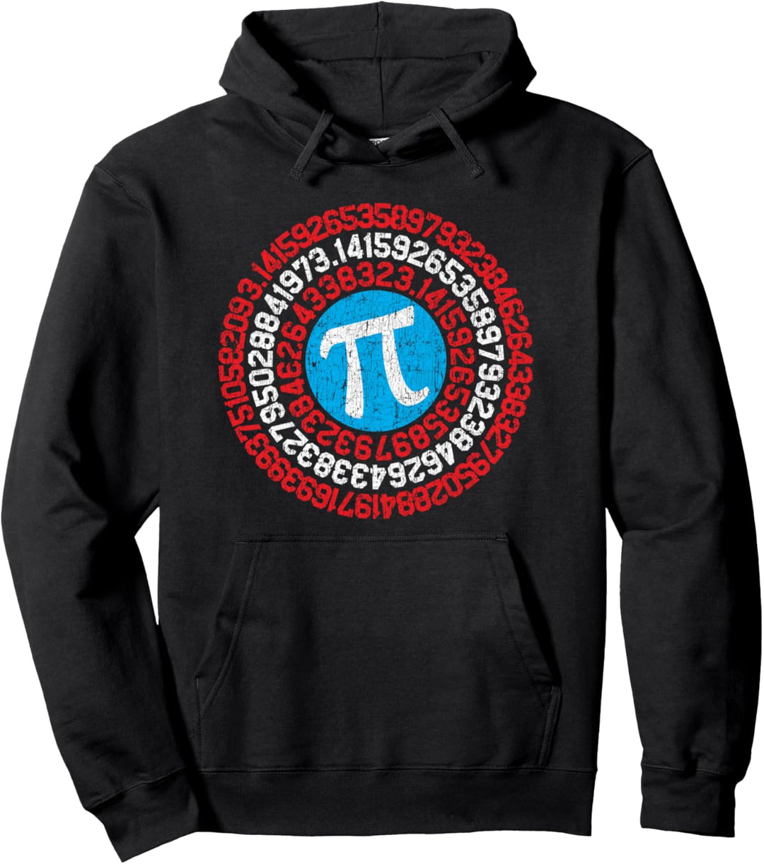 Pi Day Shirt Math Captain 3.14 Pi T-Shirt Pullover Hoodie