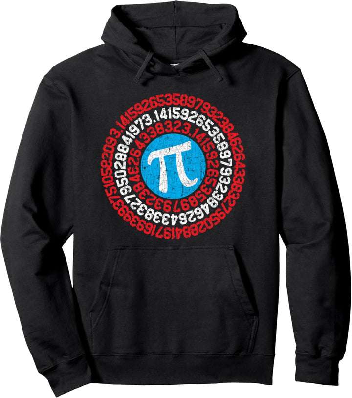 Pi Day Shirt Math Captain 3.14 Pi T-Shirt Pullover Hoodie