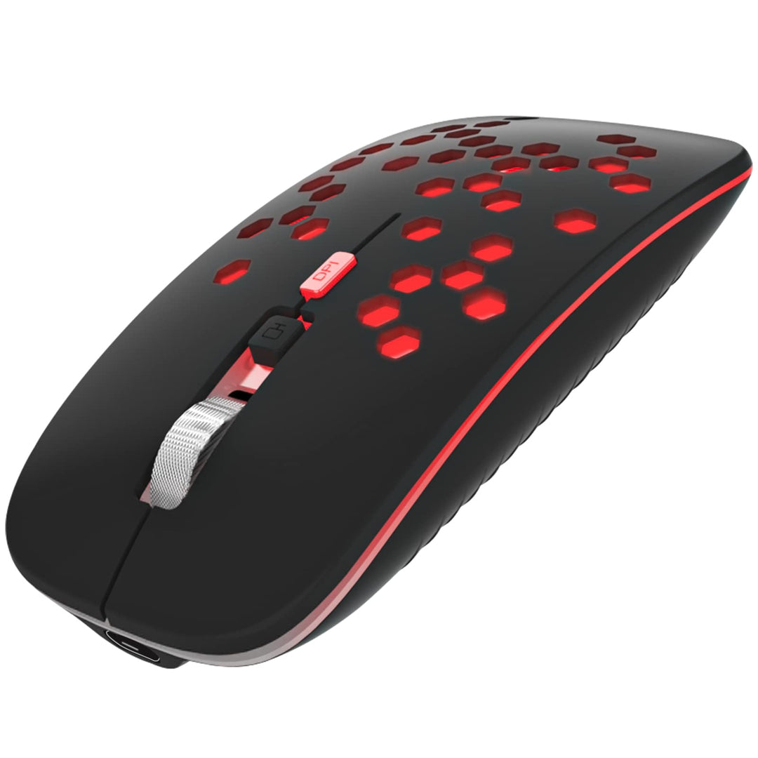 LED Bluetooth Maus Jiggler kompatibel mit Laptop/iPad/iPhone/Mac/PC/Tablet, Wiederaufladbare Leise M