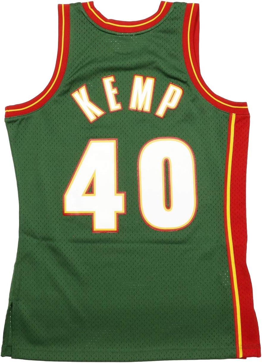 Mitchell & Ness Seattle Supersonics Jersey NBA Swingman Jersey Shawn Kemp 40 M Multicolour, M Multic