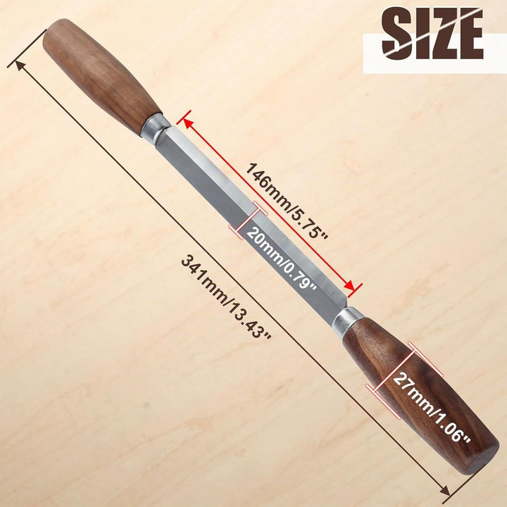 Holzbearbeitungswerkzeug, 10,9 cm, Ziehmesser mit Lederscheide, SK5, Holzschnitzwerkzeuge, Whittling