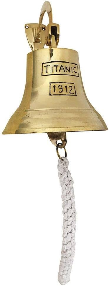 zeitzone Schiffsglocke Titanic 1912 Messing Glocke Nostalgie Maritim 14 cm